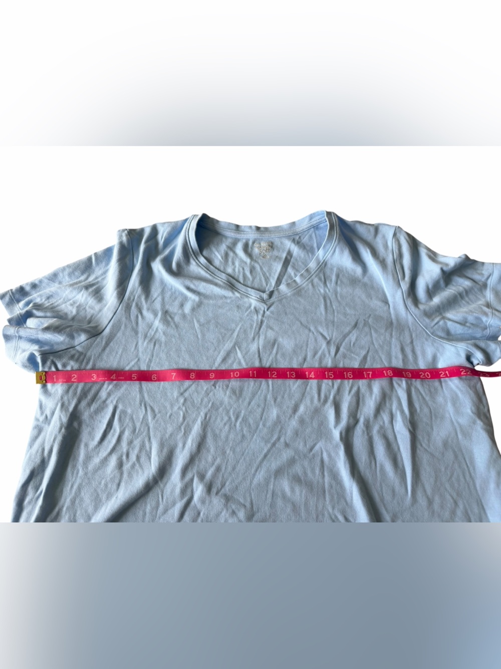 Kim Rogers Light Blue V-Neck Shirt - Picture 3 of 6